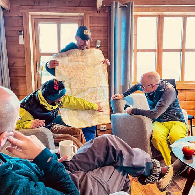 Planning for the day at Lauklines